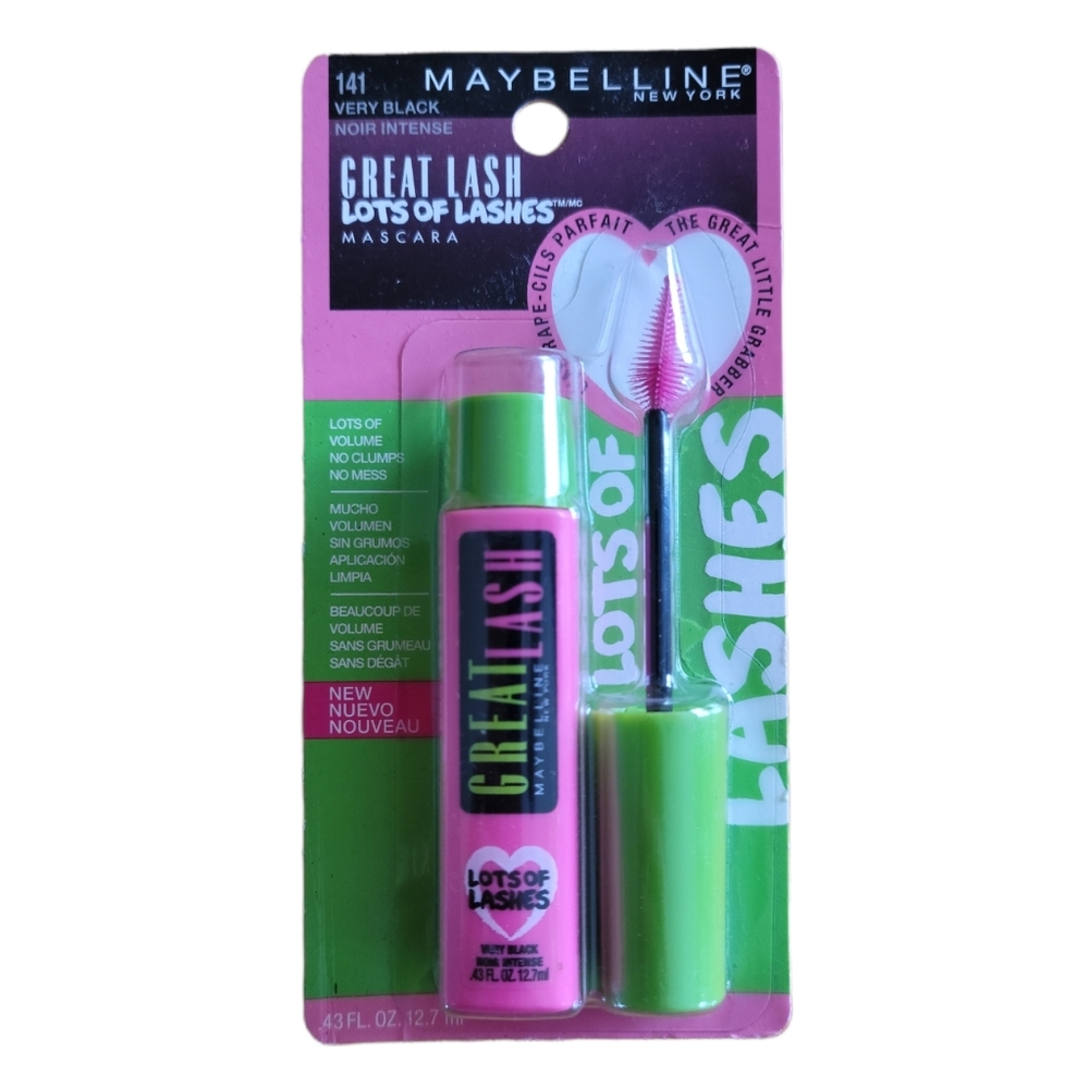 NWT Maybelline Great Lash Mascara #141 Very Black